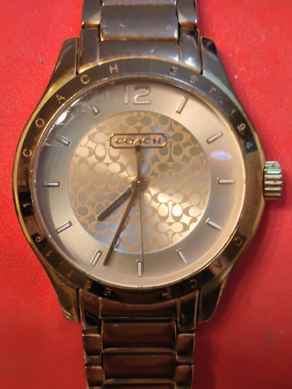 Coach Women's Signature Stainless Steel Watch - Gold-Tone